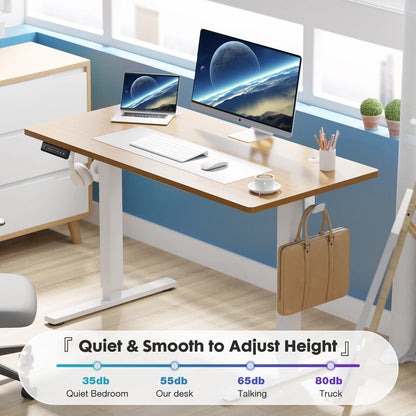 JHK Electric Standing Desk 40x24" – Height Adjustable Sit-Stand Ergonomic Workstation