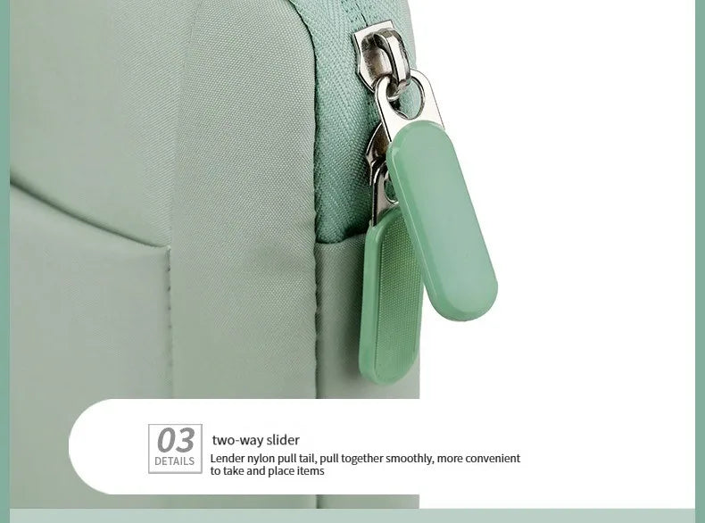 Nylon Laptop Sleeve Bag – 13–16" MacBook, Lenovo, Dell, ASUS, Xiaomi