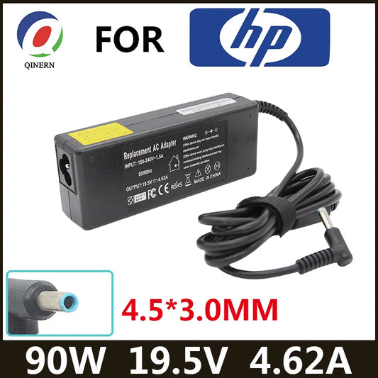 HP Laptop Charger 19.5V 4.62A 90W — 4.5x3.0mm, Envy, Pavilion, EliteBook, Stream