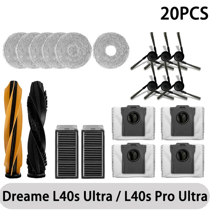 Dreame L40s Ultra / L40s Pro Ultra Robot Vacuum Replacement Parts