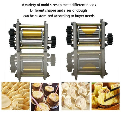 Electric Dumpling Wrapper Machine – 110V/220V, Round & Square Wonton Skin Maker, Commercial