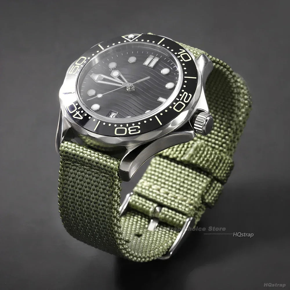 Quick Release Canvas Nylon Watch Strap 18–24mm – Men & Women Replacement Watchband