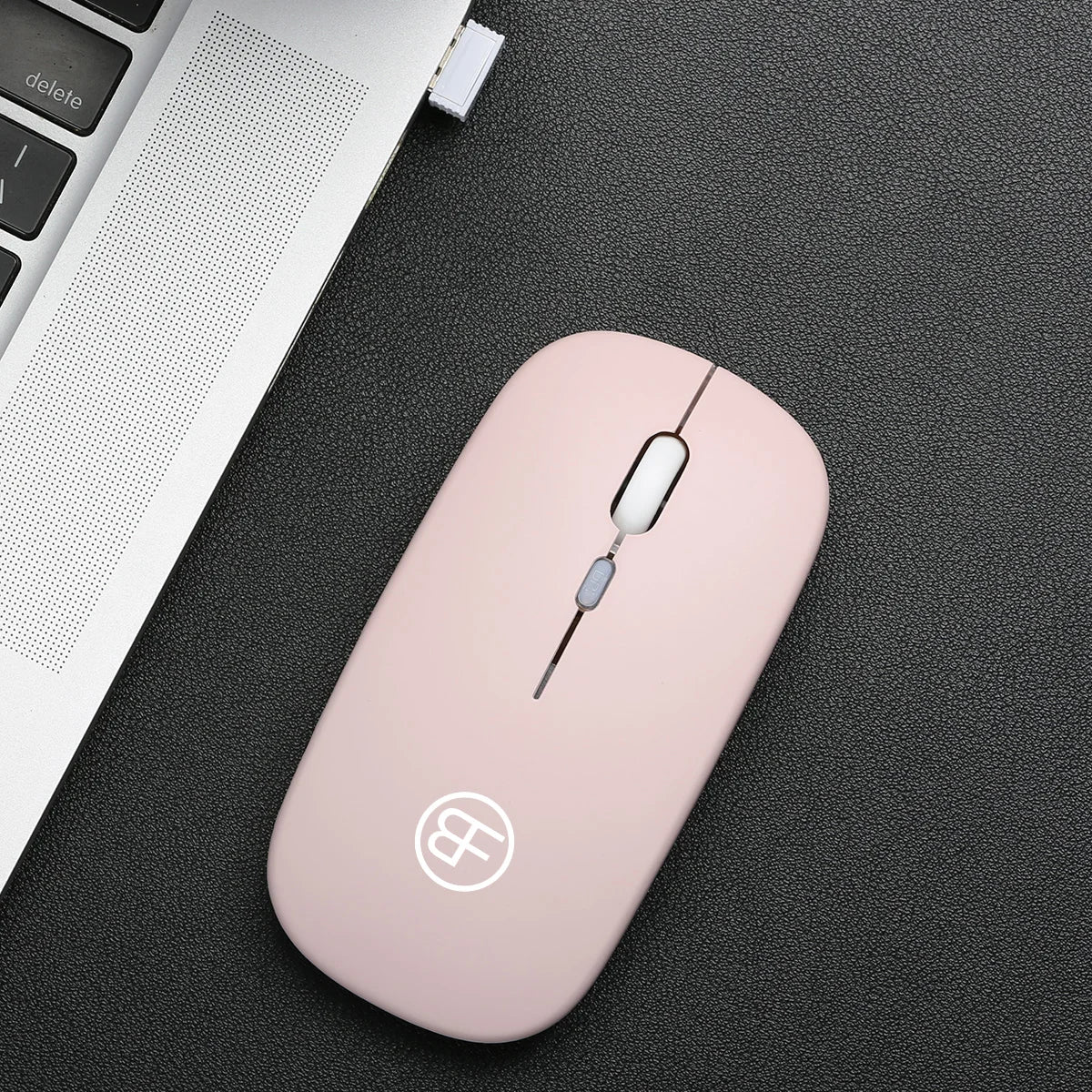 BalanceFit RGB Wireless Gaming Mouse – Rechargeable, LED Backlit, Ergonomic, 1600 DPI, for Laptop & PC