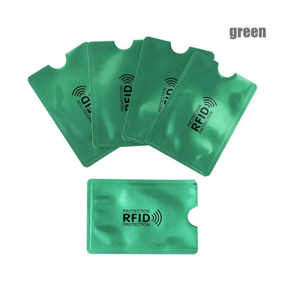 RFID Blocking Card Sleeve Protectors – 5 Pack