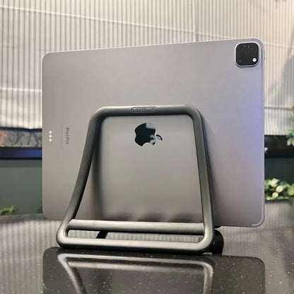 Vertical Laptop & iPad Stand – Gravity-Based, Multi-Device Desktop Holder, ABS Plastic