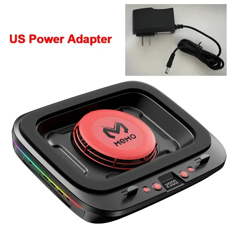 FL08 Laptop Cooling Pad – Powerful Adjustable Fan, Strong Airflow, Gaming Cooling Stand | AU/EU/UK/US Plug