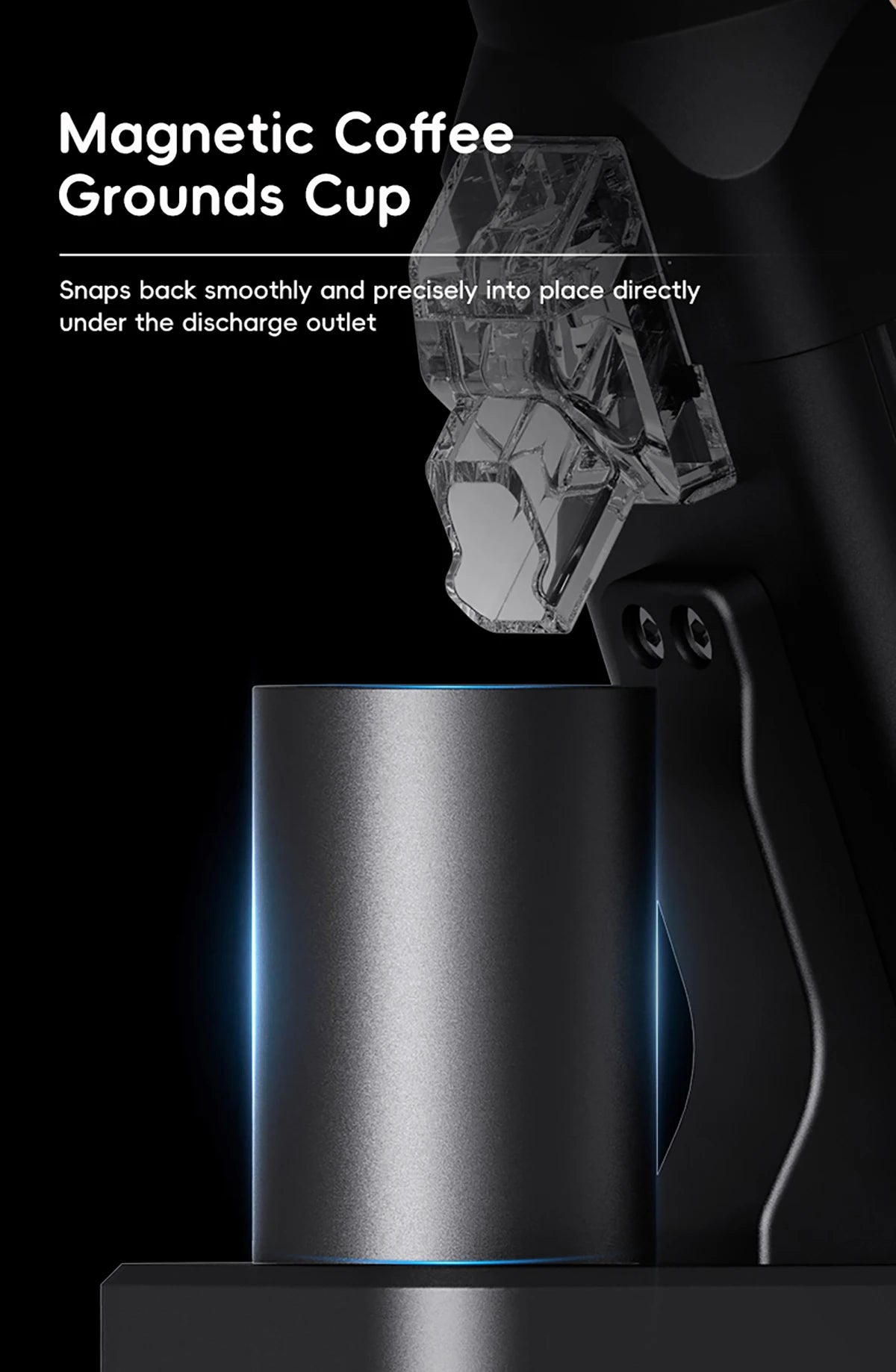 STARSEEKER E64 Espresso Grinder – 64mm Titanium Flat Burr, Stepless