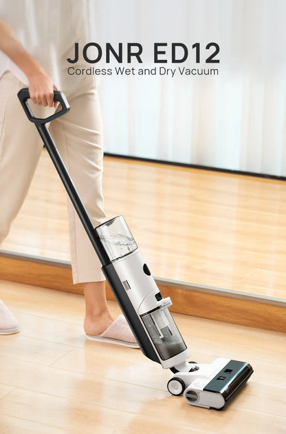 JONR ED12 Wet & Dry Smart Vacuum Mop – Wireless Floor Cleaner 200W