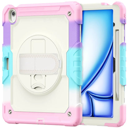 WeFor Heavy Duty iPad Case – Screen Protector, Shoulder Strap & Pencil Holder for iPad 11 A16, Air 11 & Air 13 M3 (2025)