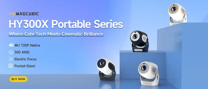 Magcubic L018 Native 1080P Portable Projector – 650 ANSI, Android 14, Auto Keystone, WiFi 6, BT5.4