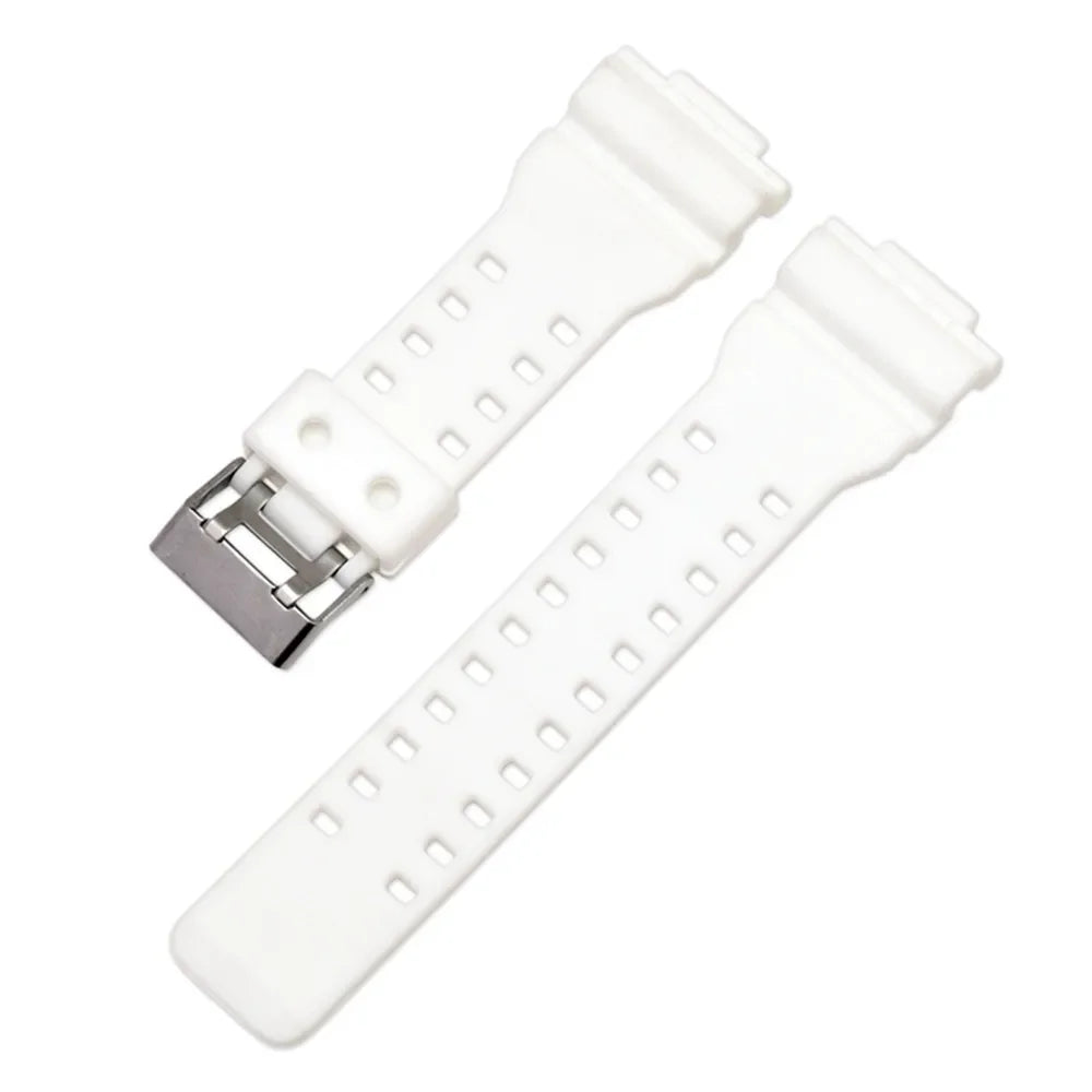 Silicone Replacement Watch Strap for Casio G-Shock GA-100/110/200/400/700 – 16mm Resin Band