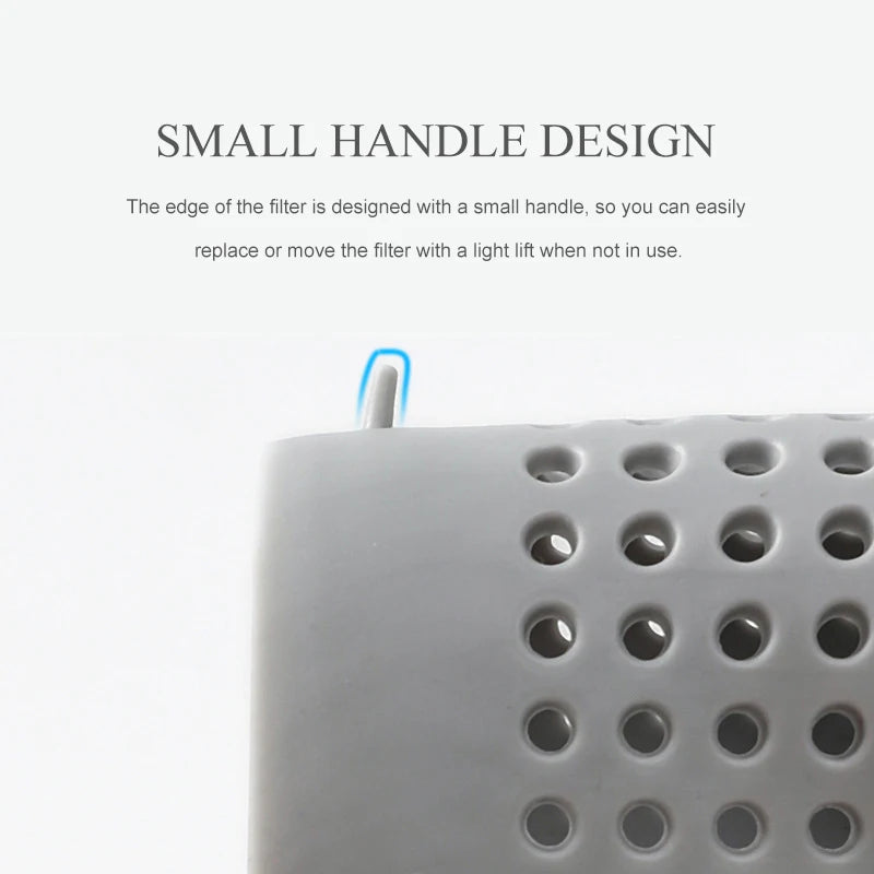 Silicone Sink & Drain Hair Catcher | Shower & Bathtub Filter Screen