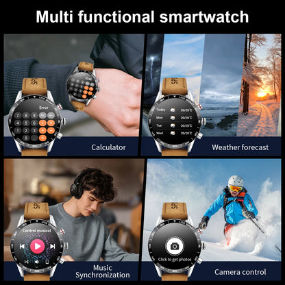 LIGE 2024 Rugged Military GPS Smart Watch – AMOLED HD, Heart Rate, BT Call, Waterproof