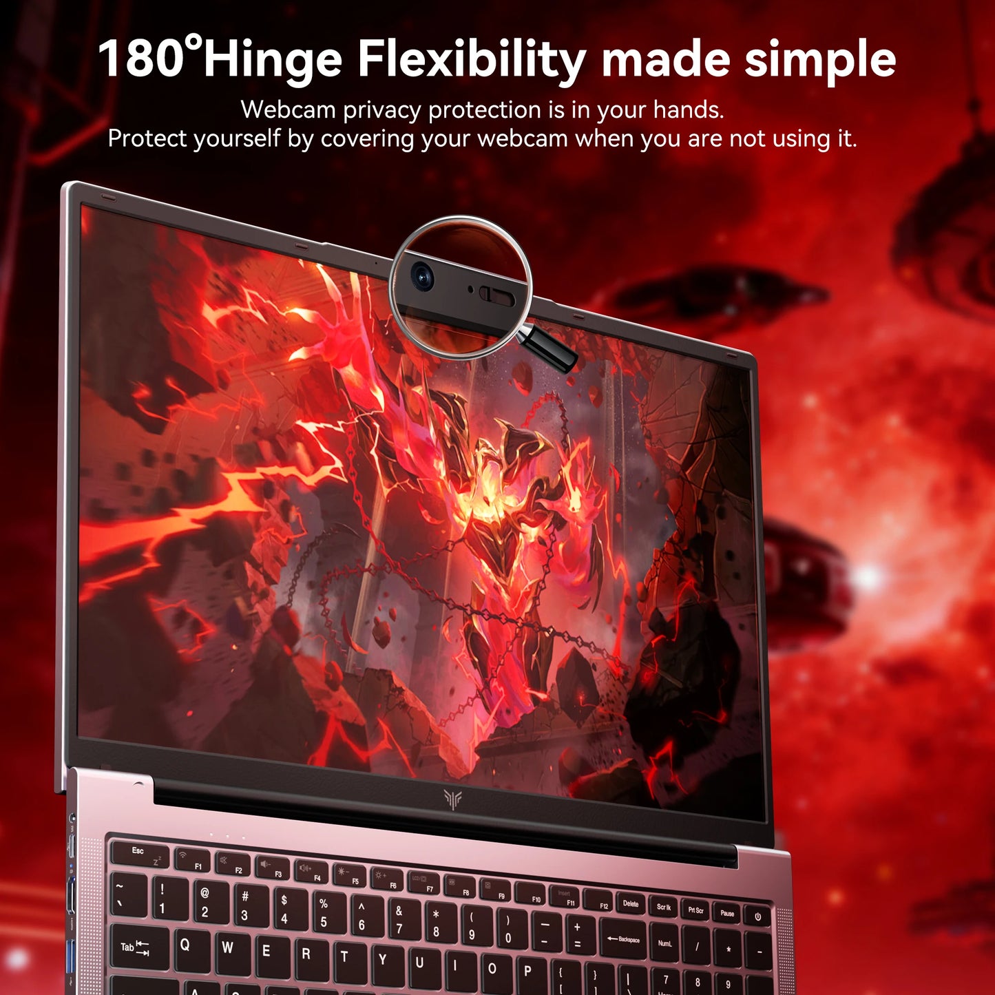 KAMRUI 17.3" Ultra Slim Laptop — AMD Ryzen 3 4300U, 16GB DDR4, 512GB M.2 SSD, 4K FHD, Windows 11 Pro