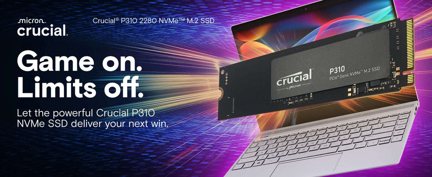 Crucial NVMe SSD M.2 2280 | P3 Plus / P310 / T500 / P510 | PCIe Gen4 | 500GB–2TB