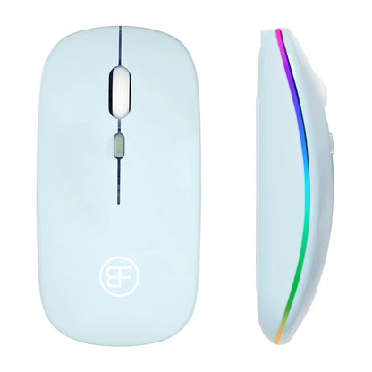 BalanceFit RGB Wireless Gaming Mouse – Rechargeable, LED Backlit, Ergonomic, 1600 DPI, for Laptop & PC