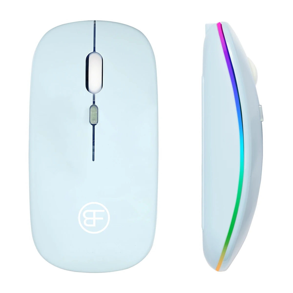 Wireless RGB Rechargeable Gaming Mouse — LED Backlit, Ergonomic, for Laptop & PC