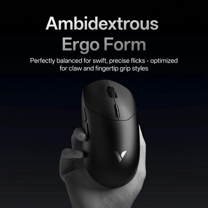 Rapoo Wireless Gaming Mouse – 8KHz Polling, 26000 DPI, 8 Buttons, Rechargeable, for Small/Medium Hands