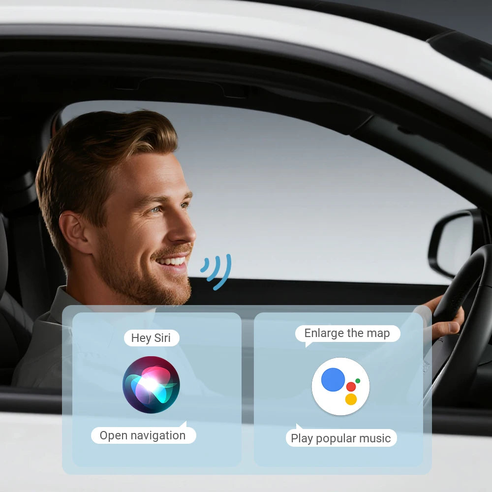 Wireless CarPlay & Android Auto Adapter 2026 | Plug & Play, Stable BT+WiFi, OTA Updates, 99% Car Compatible