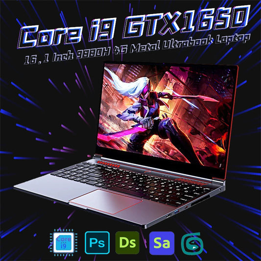 16.1" Gaming Laptop – RTX 4050, Intel Core i9, Up to 64GB RAM, 4TB SSD