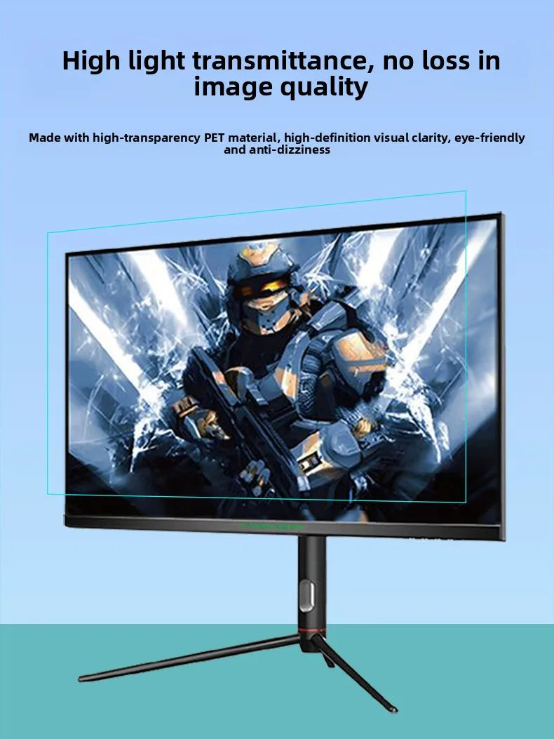 Blue Light Blocking Screen Protector 24" — Anti-Reflective, Eye Protection, Radiation-Free