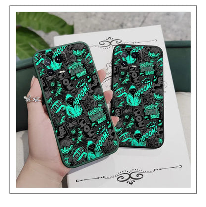 Blackened Clown Silicone Phone Case for Xiaomi Mi 11/12/13/14/15/17 Series