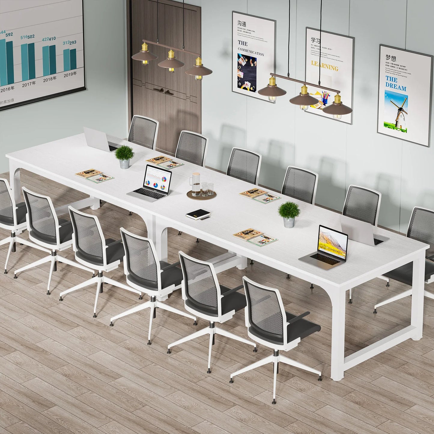 Tribesigns 70.8" Executive Office Desk | Large Computer Workstation