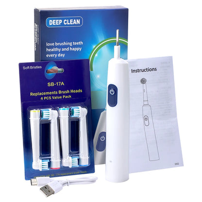 Electric Toothbrush Cordless USB Rechargeable | Waterproof | Intelligent | Adults
