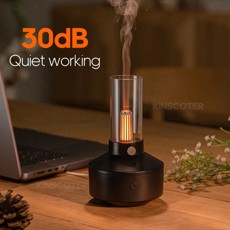 KINSCOTER USB Mini Aroma Diffuser & Ultrasonic Humidifier – 120ml/150ml Bedroom Diffuser