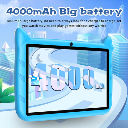 BDF 7" Kids Tablet | Android 13 | 4GB+64GB | 5G WiFi | 4000mAh | Dual Camera | CE FCC RoHS