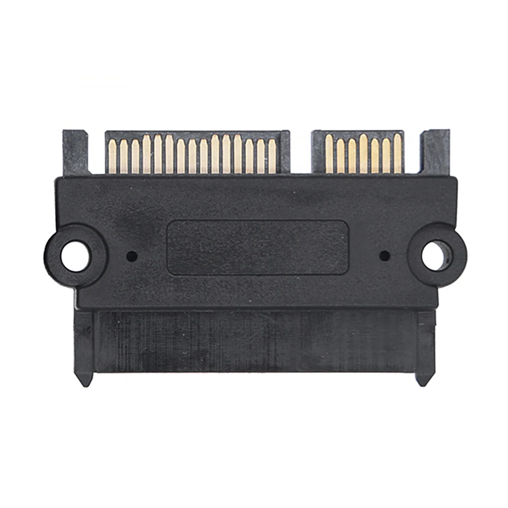 SATA 22-Pin Male to Female Adapter – Power & Data Converter