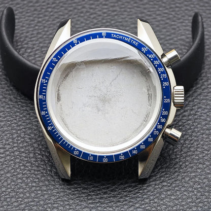 39.7mm Men's Watch Case for VK63 Movement – Metal Case with 20mm Strap Fit & Watch Box