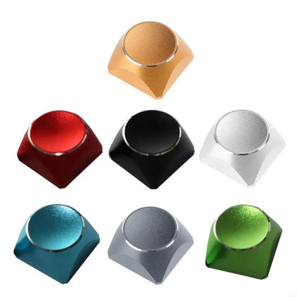 Aluminum Alloy XDA Keycaps – Metal, Non-Engraved, for Mechanical Keyboards