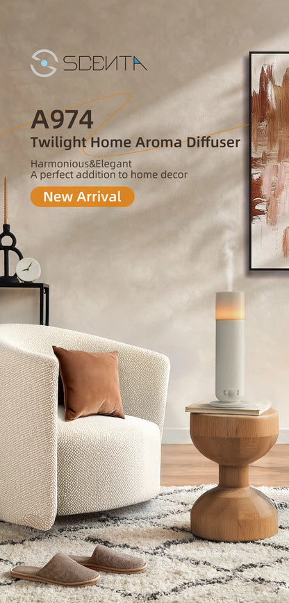 NAMSTE 120ml Tower Scent Diffuser | Bluetooth Control | Electric Fragrance Machine | Home & Hotel | EU Plug