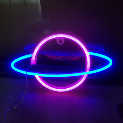 LED Neon Sign – USB/Battery Powered, Customizable, Bar & Bedroom Wall Decor
