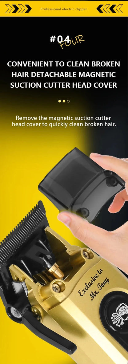 Kemei Professional Brushless Hair Clipper – 11500 RPM DLC Blade Cordless Trimmer