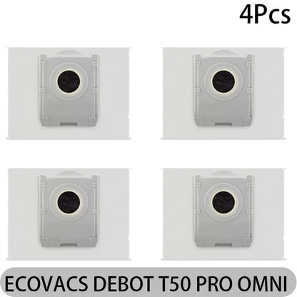 ECOVACS DEEBOT T50 PRO OMNI Replacement Parts | Main Brush, Side Brush, HEPA Filter, Mop, Dust Bag
