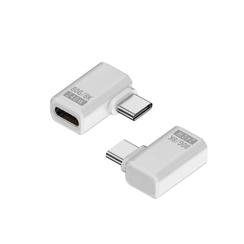 R.E.D. Shopping PD240W 80Gbps USB-C adapter with 8K@60Hz video support and fast charging for iPhone, Xiaomi, and MacBook.