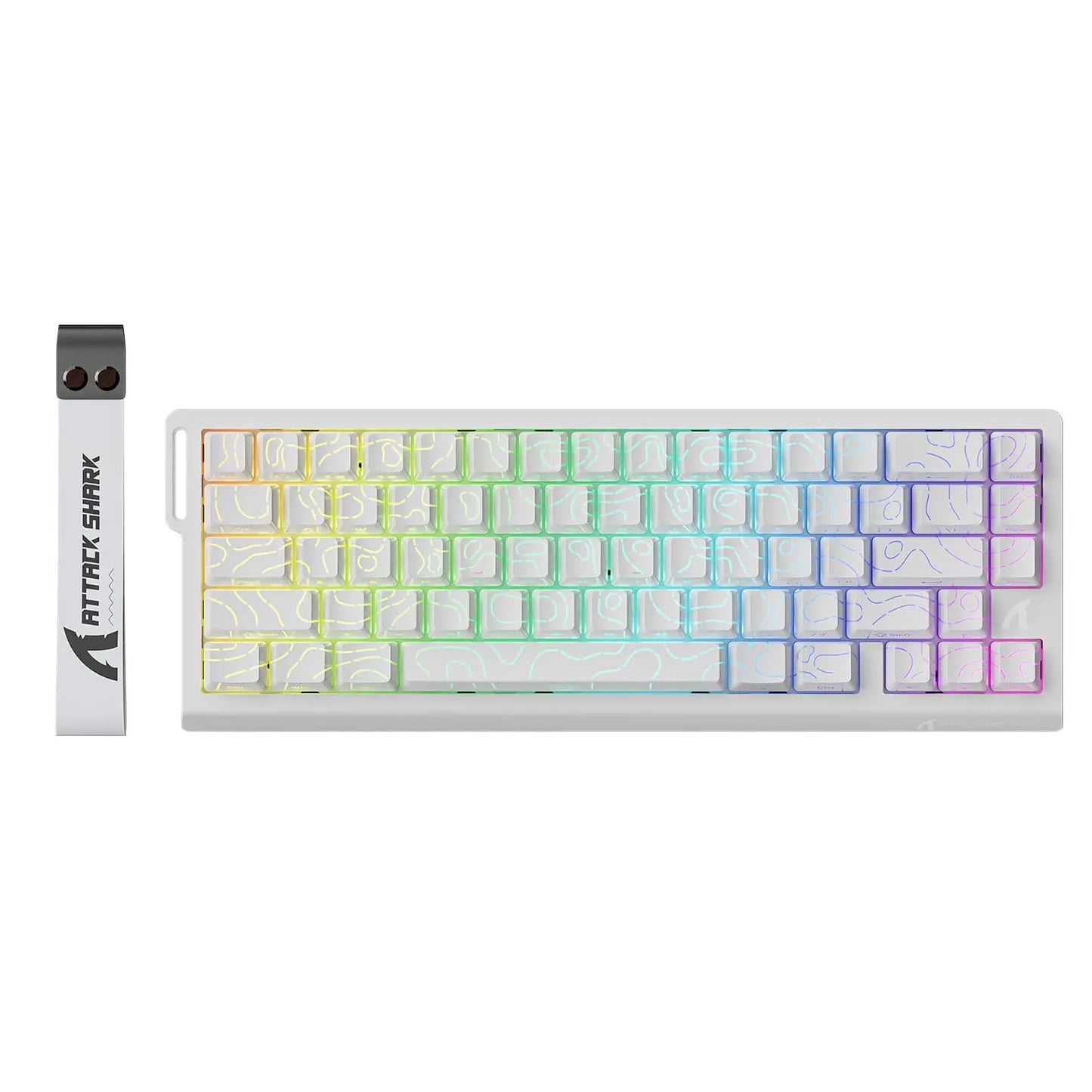 Attack Shark X68 HE Rapid Trigger Mechanical Gaming Keyboard – 60%, Hall Effect, 8KHz, Hot Swap
