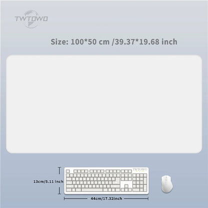 TWTOWO Custom Playmat & Mouse Pad – Non-Slip Natural Rubber, 600x300 to 1000x500mm, DIY Design