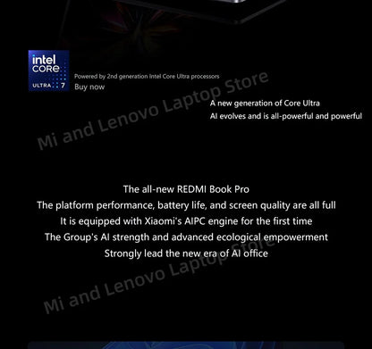 Xiaomi Redmi Book Pro 16 2025 – Core Ultra5-225H, 32GB DDR5, 1TB SSD, 2.5K 120Hz