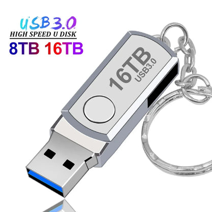 USB 3.0 Metal Flash Drive – 2TB / 4TB / 8TB / 16TB