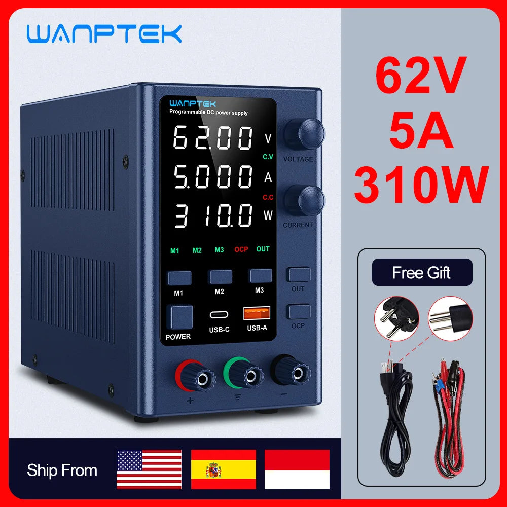 Wanptek Adjustable DC Lab Bench Power Supply