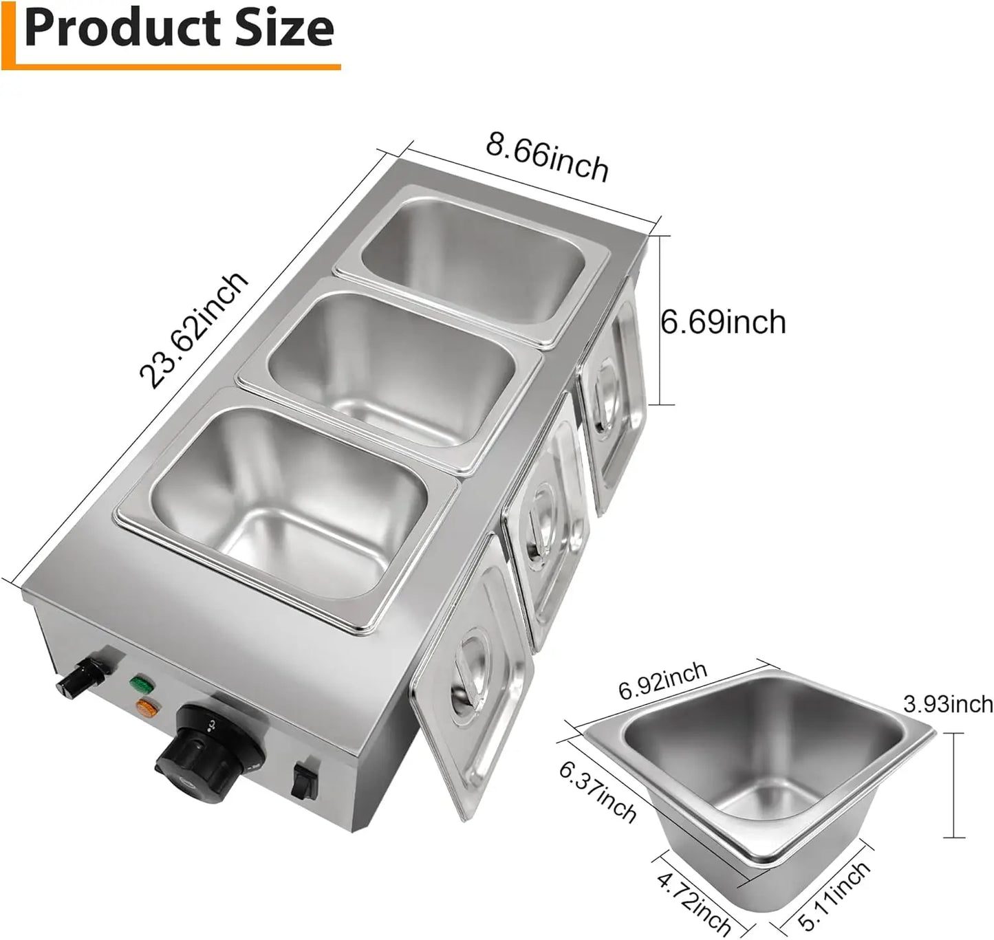 Chocolate Melting & Tempering Machine – 2/3 Tank Stainless Steel with Lid