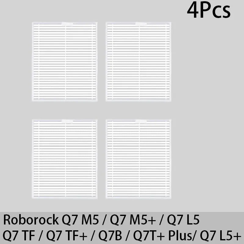 Roborock Q7 M5 / Q7 L5 / Q7 TF / Q7B / Q7T+ Replacement Parts | Main Brush, Filter, Mop, Dust Bag