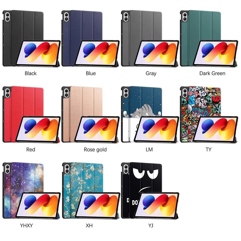Smart Case for Xiaomi Redmi Pad 2 Pro 12.1" (2025) | Folding Flip Stand | Auto Sleep/Wake | Tablet Cover