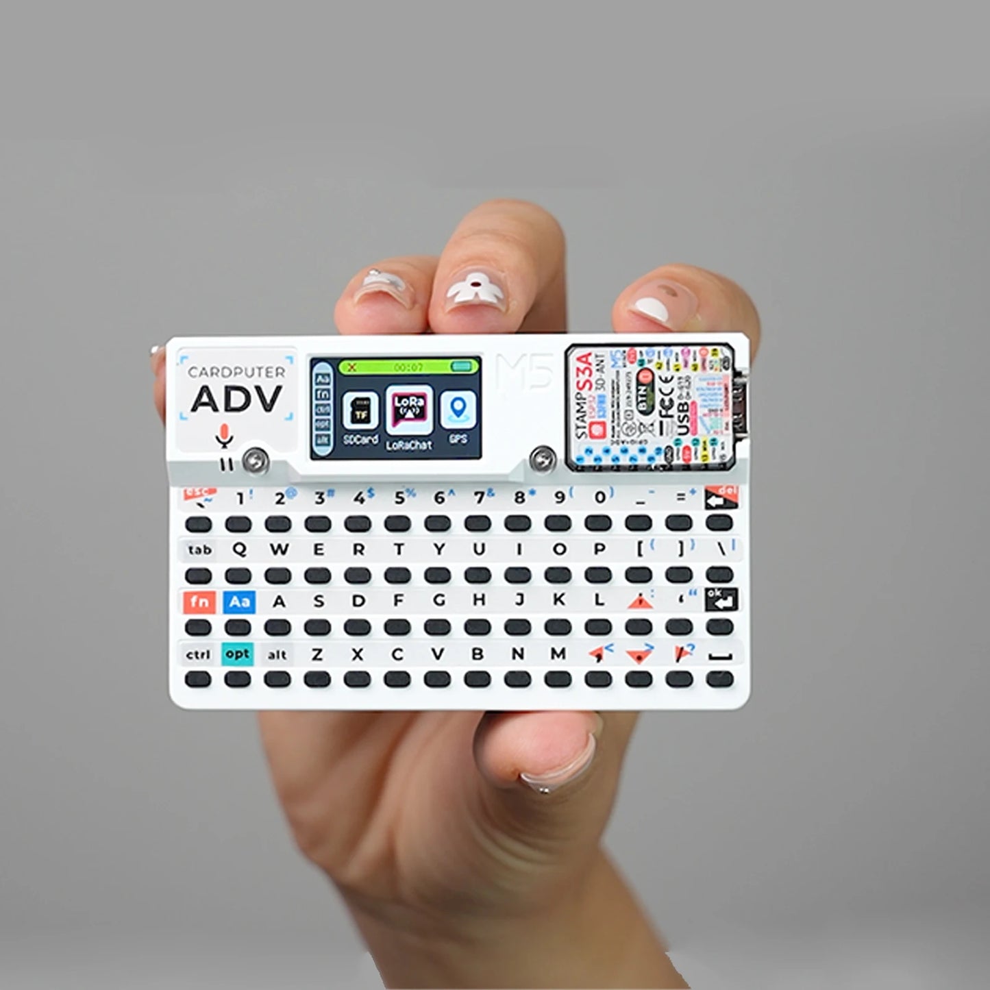 M5Stack Cardputer Adv – ESP32 Portable Mini Computer, 1.14" Screen, 56-Key Keyboard