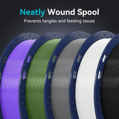 SUNLU 3D Printer Filament – 10 Rolls 1.75mm PLA / PETG / PLA+, 1KG Each, EU & US Warehouse