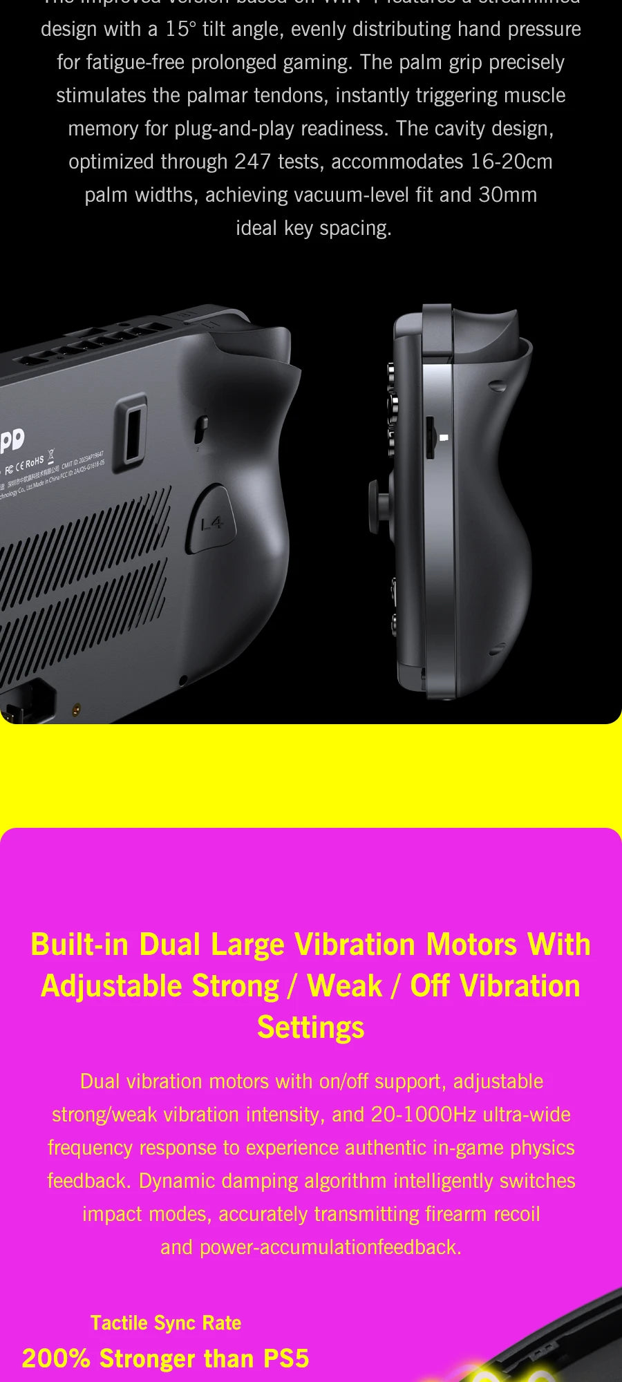 GPD WIN 5 Handheld Gaming PC – AMD Ryzen AI, 7" OLED 120Hz, 32/64GB DDR5, up to 2TB SSD, Windows 11
