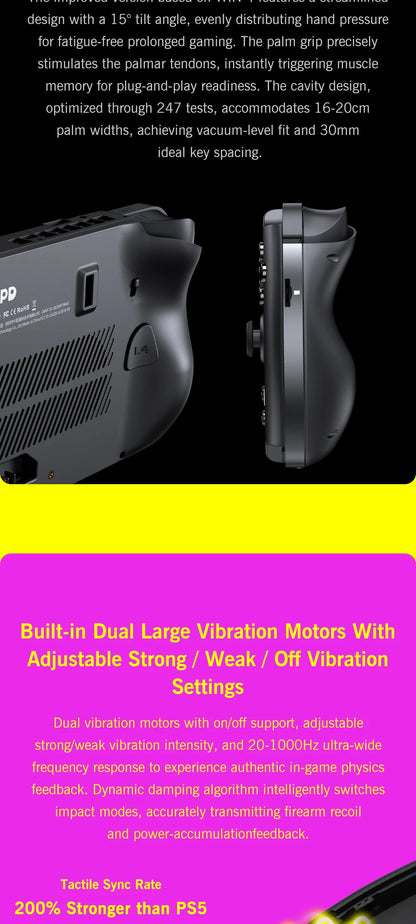 GPD WIN 5 Handheld Gaming PC – AMD Ryzen AI, 7" OLED 120Hz, 32/64GB DDR5, up to 2TB SSD, Windows 11